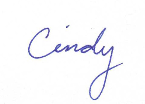 Image result for cindy autograph